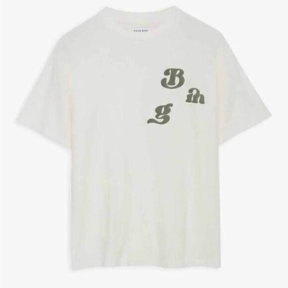 NWT Anine Bing "Ashton Vintage Bing Tee" size XS! SOLD OUT ONLINE - Picture 1 of 8
